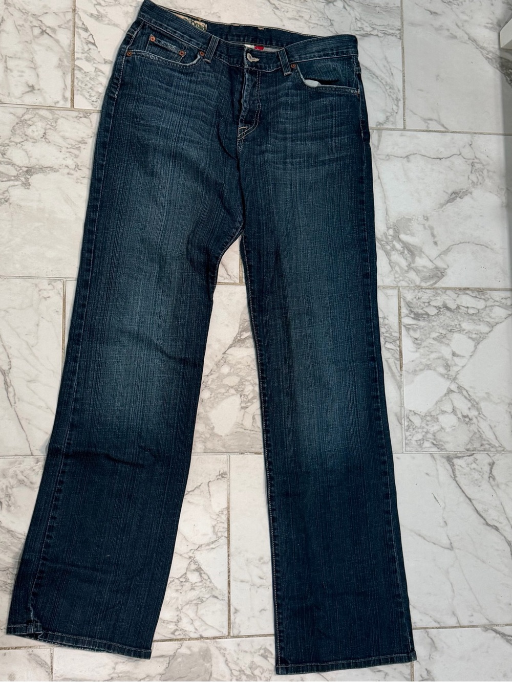 Lucky Brand Indigo Wide-Leg Jeans